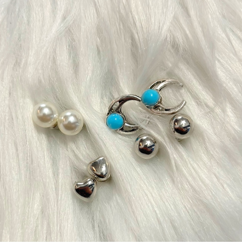 NWT Set of 4 Stud Boho Earrings